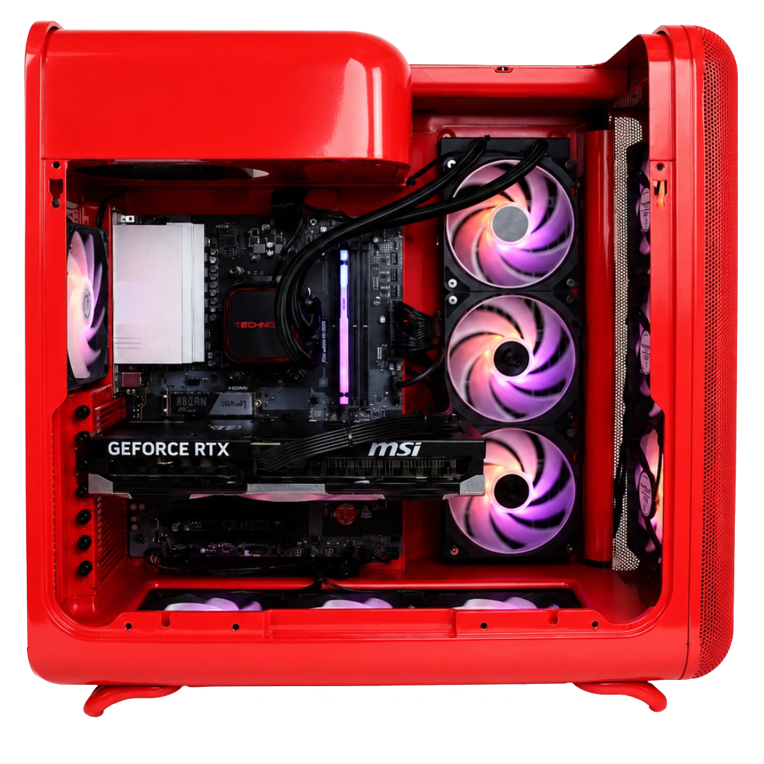 TECHNOID Infinity Gaming Pc (Amd Ryzen 7 9700X - RTX 5070 - 1TB SSD - 32GB RAM DDR5- Win 11 Pro - HYTE x50 - Cherry)