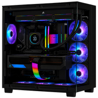 TECHNOID Frozen Gaming PC (AMD Radeon RX 9070 XT - AMD RYZEN 7 9850X3D - 32 GB DDR5 RAM - 2TB SSD - AI Ready - Windows 11 P - Wifi - HYTE Y70 Touch infinite - Black)