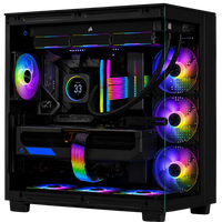 TECHNOID Frozen Gaming PC (AMD Radeon RX 9070 XT - AMD RYZEN 7 9850X3D - 32 GB DDR5 RAM - 2TB SSD - AI Ready - Windows 11 P - Wifi - HYTE Y70 Touch infinite - Black)
