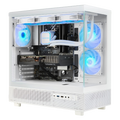 TECHNOID Glass Gaming PC - AMD Radeon RX 9060 XT 16GB - AMD Ryzen 7 7800X3D - 32GB DDR5 - 1TB SSD - Win 11 PRO - AI Ready - VR Compatible - Wifi Bluetooth