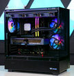 TECHNOID Glass Gaming PC - GeForce RTX 5070 Ti - AMD Ryzen 7 7800X3D - 32GB DDR5 - 2TB SSD - Win 11 PRO - AI Ready - VR Compatible - Wifi Bluetooth - Black
