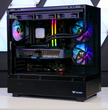 TECHNOID Glass Gaming PC - GeForce RTX 5070 Ti - AMD Ryzen 7 7800X3D - 32GB DDR5 - 2TB SSD - Win 11 PRO - AI Ready - VR Compatible - Wifi Bluetooth - Black