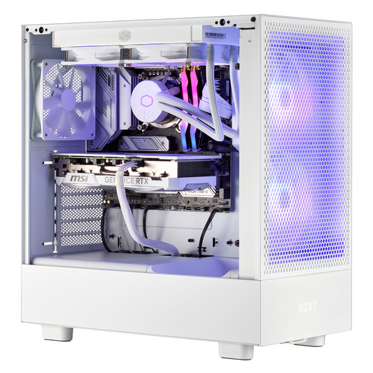 TECHNOID Icy White Gaming PC – AMD Ryzen 7 7800X3D - GeForce RTX 4090 - 32GB DDR5 - 2TB SSD - Win 11 Pro