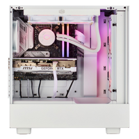 TECHNOID Icy White Gaming PC - GeForce RTX 5080 - AMD Ryzen 7 7800X3D - 64GB DDR5 - 1TB SSD - Win 11 PRO - AI Ready - VR Compatible - Wifi Bluetooth