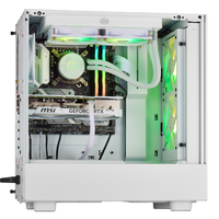 TECHNOID Icy White Gaming PC - GeForce RTX 5080 - AMD Ryzen 7 7800X3D - 64GB DDR5 - 1TB SSD - Win 11 PRO - AI Ready - VR Compatible - Wifi Bluetooth