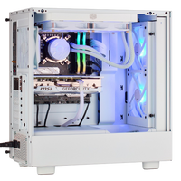 TECHNOID Icy White Gaming PC - GeForce RTX 5080 - AMD Ryzen 7 7800X3D - 64GB DDR5 - 1TB SSD - Win 11 PRO - AI Ready - VR Compatible - Wifi Bluetooth
