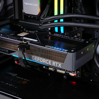 TECHNOID Glass Gaming PC - GeForce RTX 5070 Ti - AMD Ryzen 7 7800X3D - 32GB DDR5 - 2TB SSD - Win 11 PRO - AI Ready - VR Compatible - Wifi Bluetooth - Black