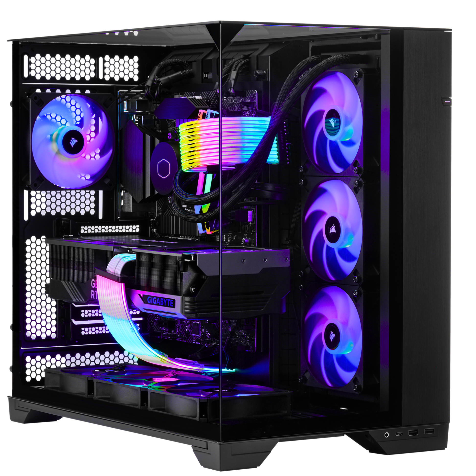 TECHNOID ignite Gaming PC (RTX 4080 SUPER - AMD RYZEN 7 7800X3D - 32 GB DDR5 RAM - 2TB SSD - AI Ready - Windows 11 P - Wifi)