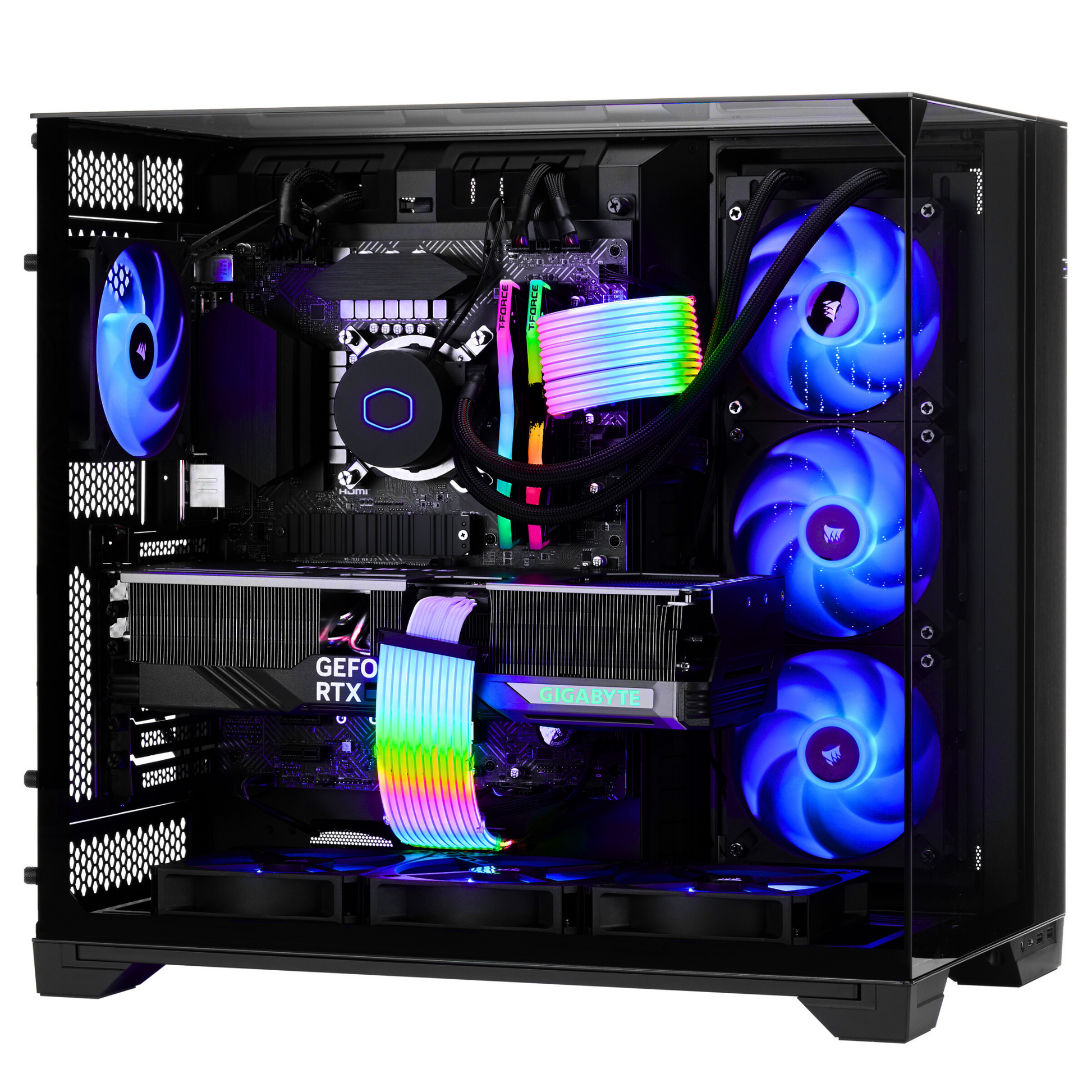 TECHNOID ignite Gaming PC (RTX 4080 SUPER - AMD RYZEN 7 7800X3D - 32 GB DDR5 RAM - 2TB SSD - AI Ready - Windows 11 P - Wifi)