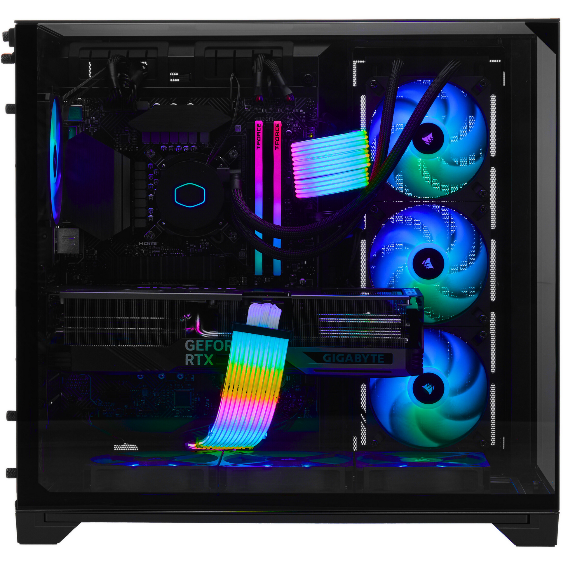 TECHNOID ignite Gaming PC (RTX 4080 SUPER - AMD RYZEN 7 7800X3D - 32 GB DDR5 RAM - 2TB SSD - AI Ready - Windows 11 P - Wifi)