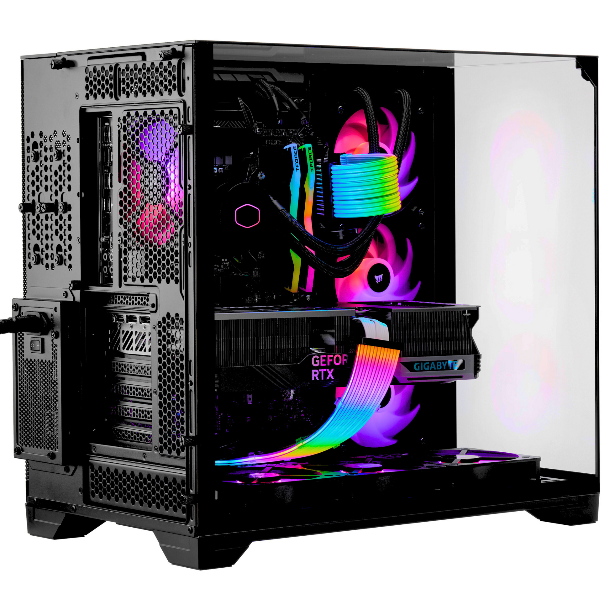 TECHNOID ignite Gaming PC (RTX 4080 SUPER - AMD RYZEN 7 7800X3D - 32 GB DDR5 RAM - 2TB SSD - AI Ready - Windows 11 P - Wifi)