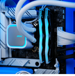 TECHNOID Limited Edition Gaming Pc (Intel i7-14th Gen - RTX 5070 - 2TB SSD - 32GB RAM DDR5- Win 11 Pro - HYTE Y70 Touch infinite - Blue)