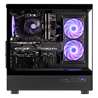 TECHNOID Glass GAMING PC (RTX 3050 - Ryzen 5 - 16GB RAM - 500GB SSD - WIN 11 H - Wifi - 3 Years Warranty - Black)