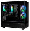 TECHNOID Glass Gaming PC - GeForce RTX 5070 - AMD Ryzen 7 9800X3D - 32GB DDR5 - 2TB SSD - Win 11 PRO - AI Ready - 850w 80 Plus Gold PSU - VR Compatible - Black