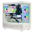 TECHNOID Glass Gaming PC - GeForce RTX 5060 - AMD Ryzen 5 9600x - 32GB DDR5 - 1TB SSD - Win 11 PRO - AI Ready - VR Compatible - White