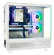 TECHNOID Glass Gaming PC - GeForce RTX 5060 - AMD Ryzen 5 9600x - 32GB DDR5 - 1TB SSD - Win 11 PRO - AI Ready - VR Compatible - White