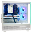 TECHNOID Glass Gaming PC - GeForce RTX 5060 - AMD Ryzen 5 9600x - 32GB DDR5 - 1TB SSD - Win 11 PRO - AI Ready - VR Compatible - White