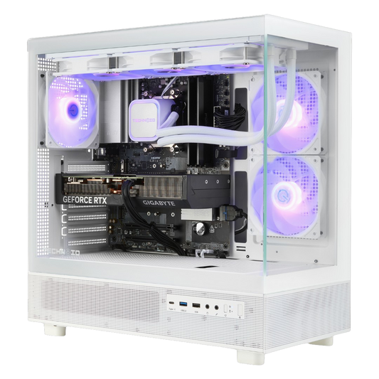 TECHNOID Glass Gaming PC - GeForce RTX 5060 Ti - AMD Ryzen 5 9600X - 32GB DDR5 - 2TB SSD - Win 11 PRO - AI Ready - VR Compatible - Wifi Bluetooth