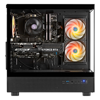 TECHNOID Glass GAMING PC (RTX 3050 - Ryzen 5 - 16GB RAM - 500GB SSD - WIN 11 H - Wifi - 3 Years Warranty - Black)