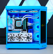 TECHNOID Limited Edition Gaming Pc (Intel i7-14th Gen - RTX 5070 - 2TB SSD - 32GB RAM DDR5- Win 11 Pro - HYTE Y70 Touch infinite - Blue)
