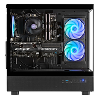 TECHNOID Glass GAMING PC (RTX 3050 - Ryzen 5 - 16GB RAM - 500GB SSD - WIN 11 H - Wifi - 3 Years Warranty - Black)