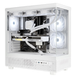TECHNOID Glass Gaming PC - GeForce RTX 5090 - AMD Ryzen 9 9950X3D - 64GB DDR5 - 2TB SSD - Win 11 PRO - AI Ready - VR Compatible - Wifi Bluetooth - White