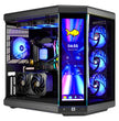 TECHNOID Limited Edition Gaming PC - AMD Ryzen 5 9600X , 32GB Ram, 2TB SSD, RTX 5060 Ti , Windows 11 Pro, HYTE Y70 Touch infinite, Black