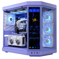 TECHNOID Limited Edition Gaming Pc (Amd Ryzen 7 7700 - RTX 5070 - 2TB SSD - 32GB RAM DDR5- Win 11 Pro -  HYTE Y70 Touch infinite - Purple)