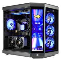 TECHNOID Limited Edition Gaming PC - Intel Core i9 14900KF, 32GB Ram, 2TB SSD, RTX 5070 Ti , Windows 11 Pro, HYTE Y70 Touch infinite, Black