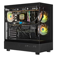TECHNOID Glass Gaming PC - GeForce RTX 5080 - AMD Ryzen 7 7800X3D - 32GB DDR5 - 2TB SSD - Win 11 PRO - AI Ready - VR Compatible - Wifi Bluetooth - Black