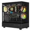 TECHNOID Glass Gaming PC - Intel Core i9-14900KF - GeForce RTX 5070 Ti - 32GB DDR5 - 1TB SSD - Win 11 PRO - AI Ready - VR Compatible - Wifi Bluetooth - Black