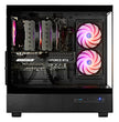 TECHNOID Glass Gaming PC - GeForce RTX 5070 Ti - AMD Ryzen 7 9800X3D - 32GB DDR5 - 2TB SSD - Win 11 PRO - AI Ready - 850w 80 Plus Gold PSU - VR Compatible - Black