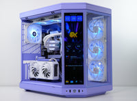 TECHNOID Limited Edition Gaming Pc (Amd Ryzen 7 7700 - RTX 5070 - 2TB SSD - 32GB RAM DDR5- Win 11 Pro -  HYTE Y70 Touch infinite - Purple)
