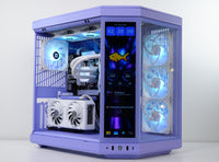 TECHNOID Limited Edition Gaming Pc (Amd Ryzen 7 7700 - RTX 5070 - 2TB SSD - 32GB RAM DDR5- Win 11 Pro -  HYTE Y70 Touch infinite - Purple)