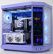 TECHNOID Limited Edition Gaming Pc (Amd Ryzen 7 7700 - RTX 5070 - 2TB SSD - 32GB RAM DDR5- Win 11 Pro -  HYTE Y70 Touch infinite - Purple)