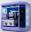 TECHNOID Limited Edition Gaming Pc (Amd Ryzen 7 7700 - RTX 5070 - 2TB SSD - 32GB RAM DDR5- Win 11 Pro -  HYTE Y70 Touch infinite - Purple)