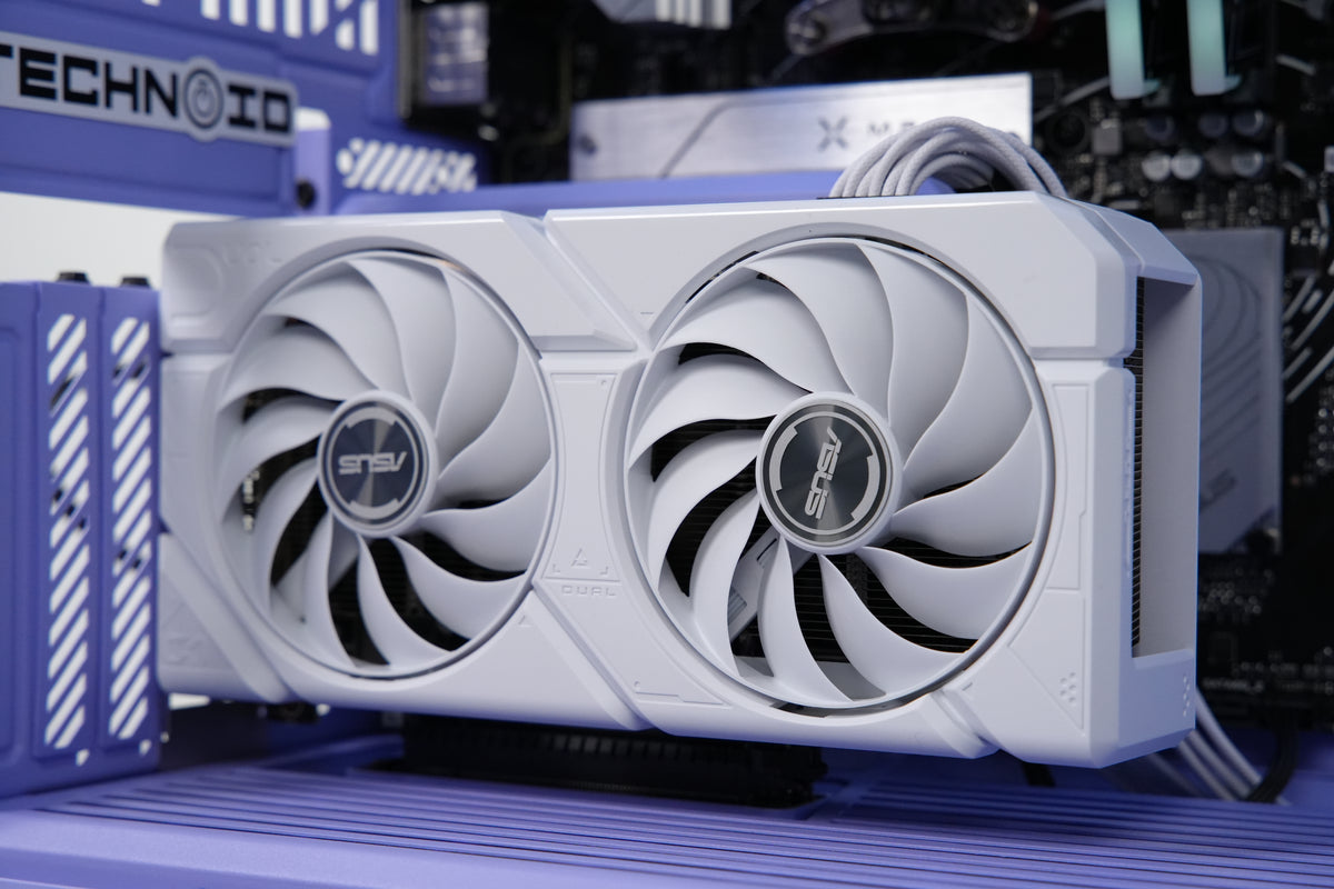 TECHNOID Limited Edition Gaming Pc (Amd Ryzen 7 7700 - RTX 5070 - 2TB SSD - 32GB RAM DDR5- Win 11 Pro -  HYTE Y70 Touch infinite - Purple)