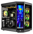 TECHNOID Limited Edition Gaming PC - AMD Ryzen 7 9800X3D, 32GB Ram, 2TB SSD, RTX 5070 Ti , Windows 11 Pro, HYTE Y70 Touch infinite, Black