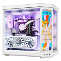 TECHNOID Limited Edition Gaming PC (AMD Radeon RX 9070 XT - AMD RYZEN 7 9850X3D - 32 GB DDR5 RAM - 2TB SSD - AI Ready - Windows 11 P - Wifi - HYTE Y70 Touch infinite - White)