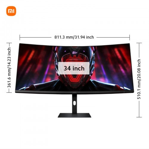 Xiaomi Gaming Monitor G34WQi Curved 34" WQHD, 180Hz,1ms, 3440*1440