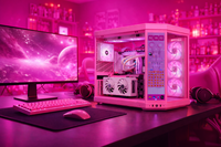 TECHNOID Limited Edition Gaming Pc (AMD Ryzen 7 7700 - RTX 5070 - 2TB SSD - 32GB RAM DDR5- Win 11 Pro -  HYTE Y70 Touch infinite Strawberry Milk)