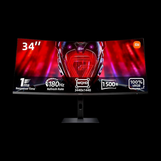 Xiaomi Gaming Monitor G34WQi Curved 34" WQHD, 180Hz,1ms, 3440*1440