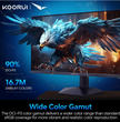 KOORUI 24.5 Inch Gaming Monitor 200Hz,   1920x1080