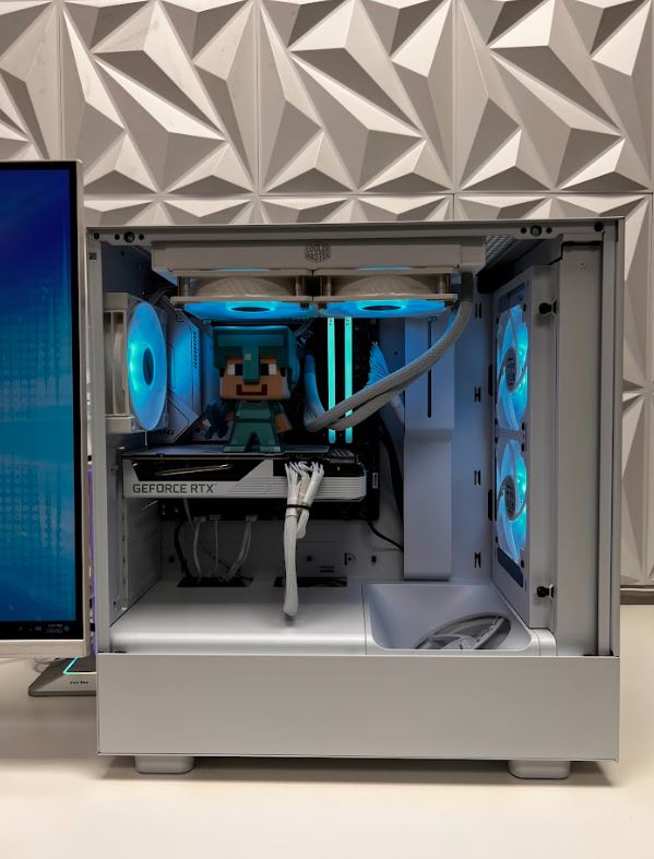 Themed Gaming Pc with Minecraft Funko pop (Intel Core i7-12th Gen/2TB SSD/32GB RAM/RTX 4070/Windows 11 Pro