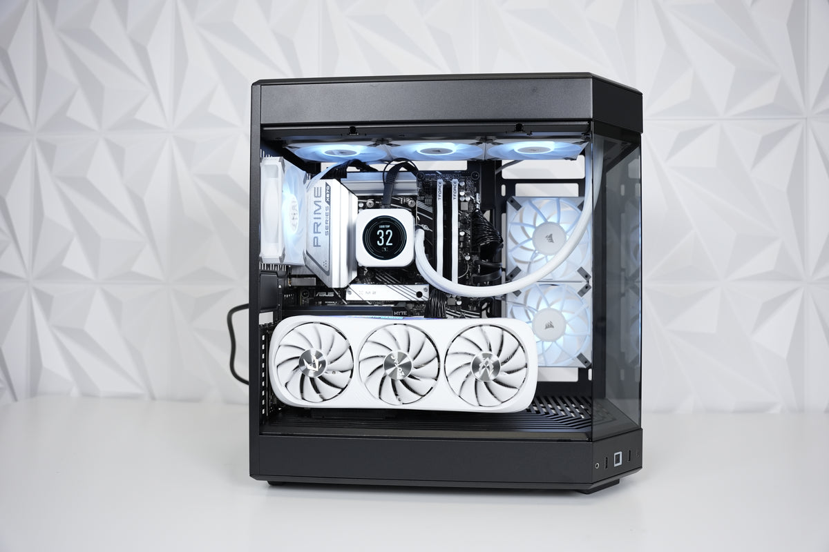 TECHNOID Limited Edition Gaming PC - GeForce RTX 5070 - AMD Ryzen 7 7800X3D - 32GB DDR5 - 2TB SSD - Win 11 PRO - AI Ready - 850w 80 Plus Gold PSU - VR Compatible - LCD AIO