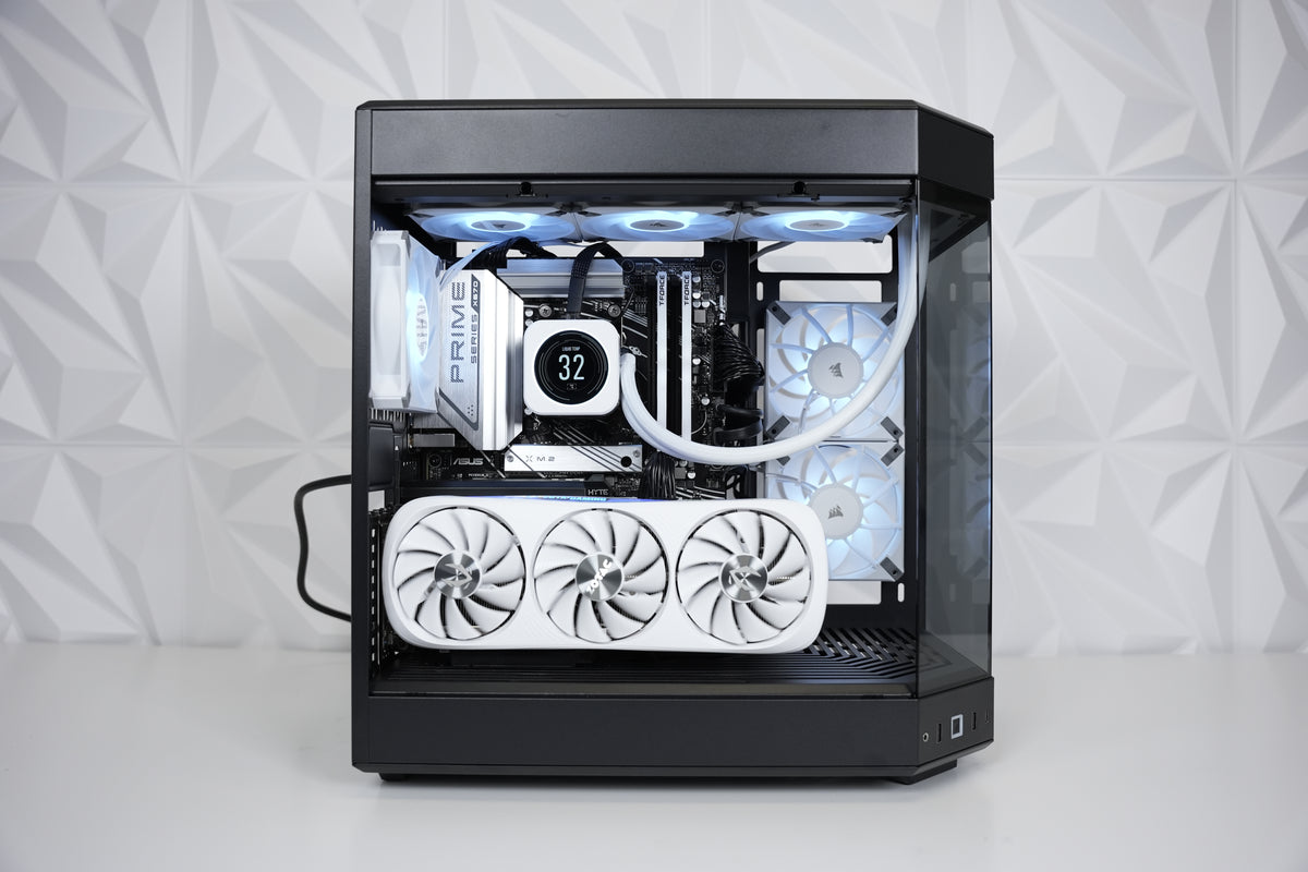 TECHNOID Limited Edition Gaming PC - GeForce RTX 5070 - AMD Ryzen 7 7800X3D - 32GB DDR5 - 2TB SSD - Win 11 PRO - AI Ready - 850w 80 Plus Gold PSU - VR Compatible - LCD AIO