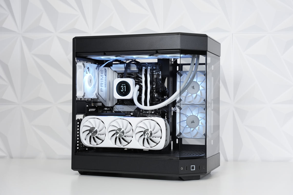 TECHNOID Limited Edition Gaming PC - GeForce RTX 5070 - AMD Ryzen 7 7800X3D - 32GB DDR5 - 2TB SSD - Win 11 PRO - AI Ready - 850w 80 Plus Gold PSU - VR Compatible - LCD AIO