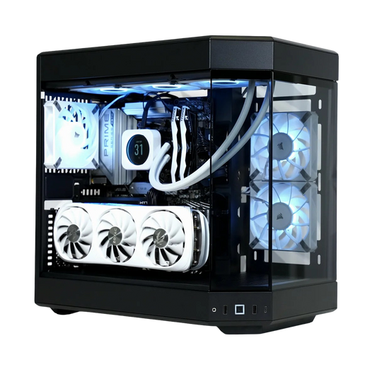 TECHNOID Limited Edition Gaming PC - GeForce RTX 5070 - AMD Ryzen 7 7800X3D - 32GB DDR5 - 2TB SSD - Win 11 PRO - AI Ready - 850w 80 Plus Gold PSU - VR Compatible - LCD AIO